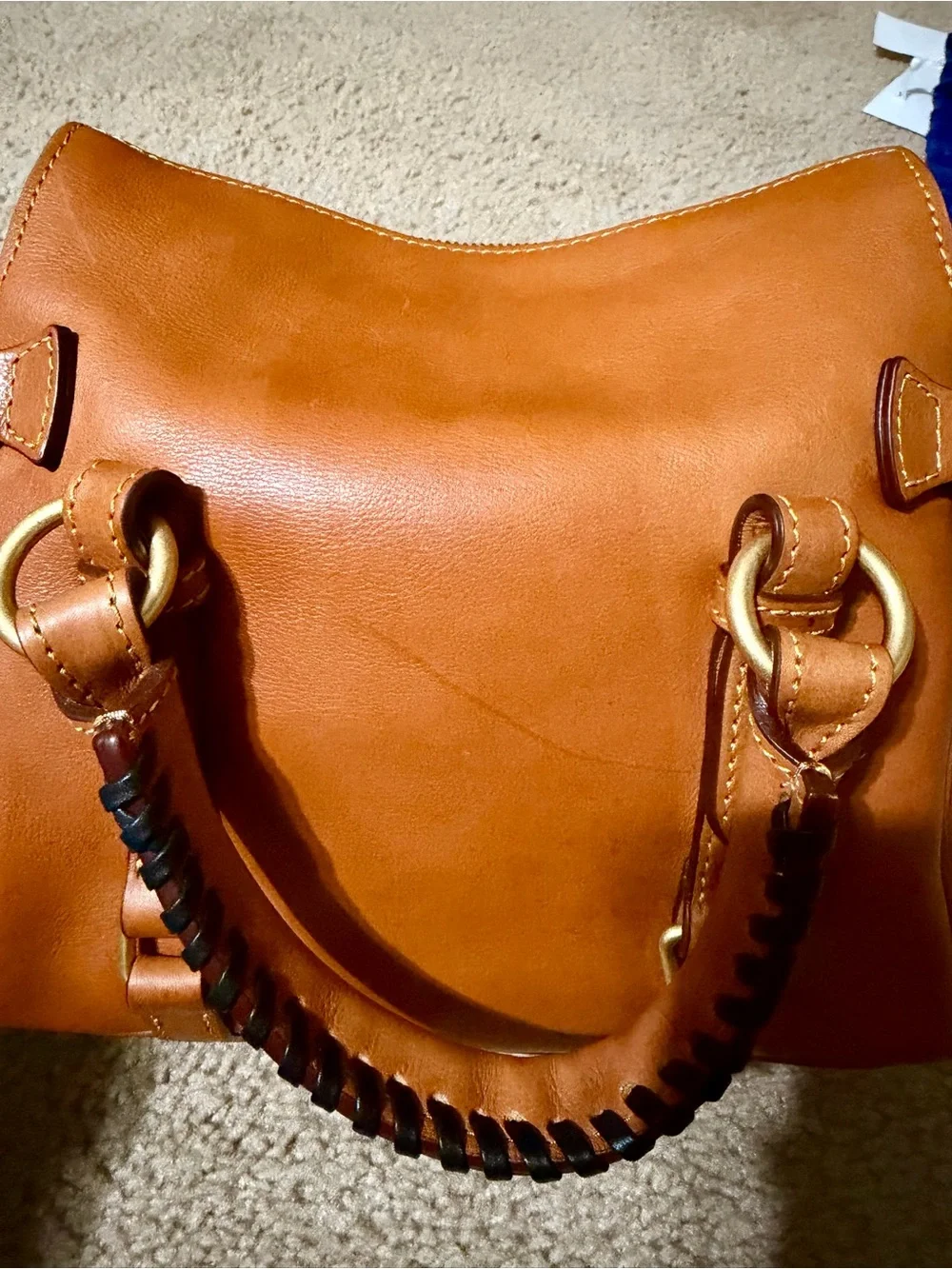 Dooney & Bourke Florentine Micro Satchel Natural